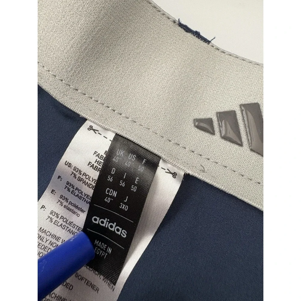 New Adidas Ultimate 365 Stretch‎ Golf Shorts 40 Solid Navy Blue 8.5